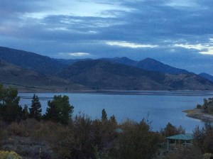 Provo River or possibly lake