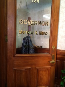 Need to have a word with the governor?  Come on in and help yourself to the candy bowl, be with you in a few minutes!