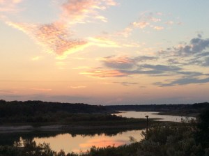 Sunset on Sunday night