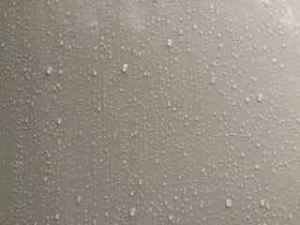 Odd picture, I know.  Rain on the side of WS.