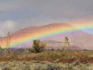 This one is the double rainbow, but I don't have the upper one in the picture.