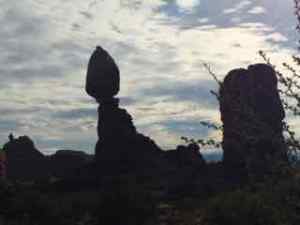 It's called "Balanced Rock".  I guess so.  How?  Why?