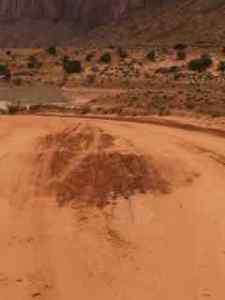 Bad road!  And you don't want to come here during or right after a rain.