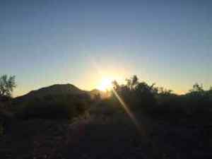 This mornings sun rise.